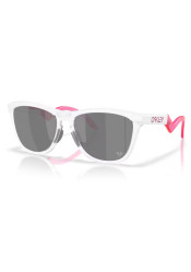 Oakley 9289-1055 Frogskins Hybrid CTL Mt Wht w/ Prizm Blk Sunglasses