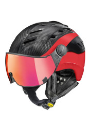 Ski helmet CP CAMURAI carbon / carbon shiny / red shiny