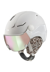 Ski helmet CP COYA+ / snowwhite st / white shiny leo ears