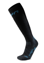 Knee socks UYN Man Ski Touring One Bio Socks Black/Blue B032