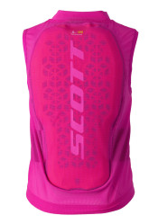 Children's back protector Scott Vest Protector Jr AirFlex neon pink
