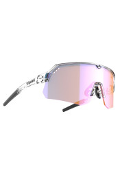 Sunglasses TRIPOINT - 001 TRERIKSRÖSET Tri-x UltraVue Shiny Crystal Nylon Orange w Blue Multi