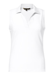 Women´s top Goldbergh Caroline Sleeveless Polo Top White