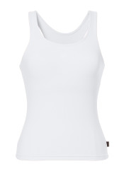 Women´s tank top Goldbergh Manon Tank Top With Bra White