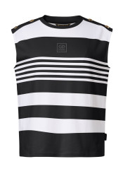 Women's top Goldbergh Mimi Sleeveless Top Black/White