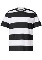 Goldbergh Lido Short Sleeve Top Black/White