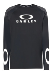 Men's Oakley Seeker Edge Ls Jersey Blackout 02E