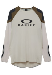 Men's T-shirt Oakley Seeker Edge Ls Jersey Mist/Army Green 25I