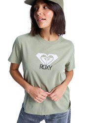 Women's T-shirt Roxy ERJZT06015-GLD0 Ocean Road Art