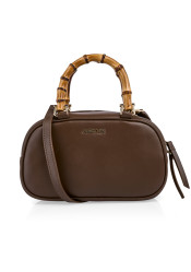 Women's handbag Marc Cain AC TJ.03 L31 Satchel Bag, Dark Wood 699