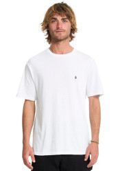 Men's Volcom Stone Blanks Bsc Sst White T-shirt