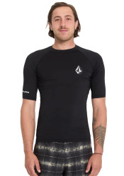 Men's T-shirt Volcom Lido Solid Ss Black