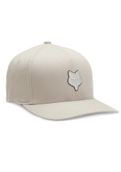 Fox Fox Head Flexfit Hat Vintage White