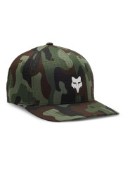 Fox Fox Head Camo Tech Flexfit Hat Green Camo