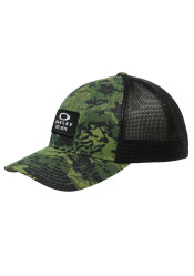 Oakley Patch Trucker Hat Tiger Camo Green BFQ