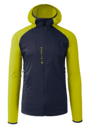 Men´s jacket Martini Hillclimb WB Hybrid Hooded Jacket M True Navy/Limeskin 030/591