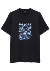 Oakley Waterscape Waves Tee Pitch Black 021