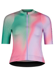 Women\'s cycling jersey Maloja VelikaM. rainbow