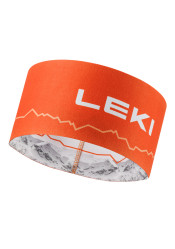 Leki XC Headband, white-orange