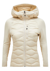 Women´s jacket Peak Performance Helium Hybrid Down Hood Jkt W Sand Fog N36