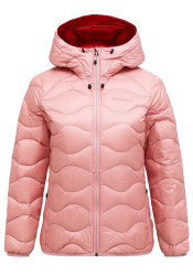 Peak Performance W Helium Down Hood Jacket Warm Blush 5BH