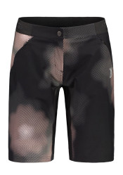 Women's cycling shorts Maloja AnemonaM. Printed_deep black bloom