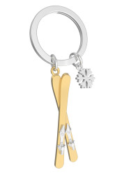 MTM Keychain Skis and Snowflake