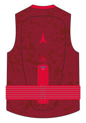 Back protector Atomic Live Shield Amid Lite Vest Jr Graphic/Red