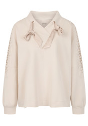 Women's sweatshirt Marc Cain BS 44.01 J28 Sweatshirt Smoke 182
