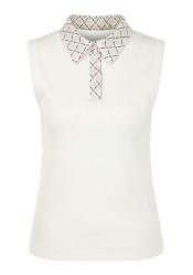 Women's top Marc Cain BS 61.01 J55 Top Off-White 110