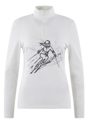 Women's turtleneck Sportalm Bordeaux 300052 Egret (03)