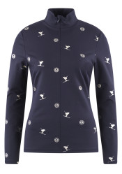 Women's turtleneck Sportalm Helsinki CH 300051 Dark Deep Water