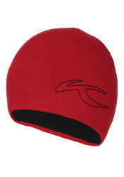 Kjus Unisex Side Logo Beanie, Chili