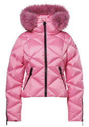 Women's jacket Goldbergh Harumi Ski Jacket Faux Border Pink Cosmos