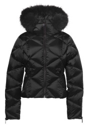 Women's jacket Goldbergh Harumi Ski Jacket Faux Border Black