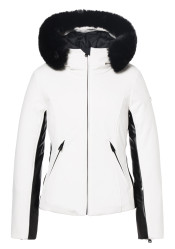 Women's jacket Goldbergh Kibo Ski Jacket Faux Border Snow White