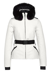 Women´s jacket Goldbergh Hida Ski Jacket Faux Border Snow White