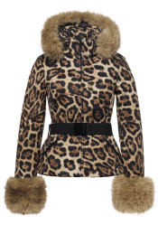 Women´s jacket Goldbergh Jagger Ski Jacket Faux Border Jaguar