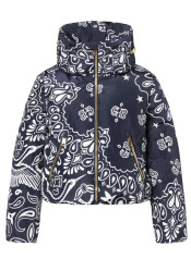 Women's jacket Goldbergh Kyoki Ski Jacket Bandana Paisley Blue