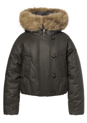 Women's jacket Goldbergh Nyoko Jacket Faux Border Army