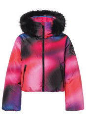 Women's jacket Goldbergh Sansu Ski Jacket Faux Border Night Runner Bold