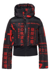 Women's jacket Goldbergh Gaito Ski Jacket Street Signs Black/Red