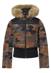 Women´s jacket Goldbergh Kiri Ski Jacket Faux Border Army Print