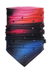 Women´s neckwarmer Goldbergh Rinzu Neckwarmer Night Runner Bold