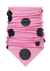 Women´s neckwarmer Goldbergh Tama Neckwarmer Dots Pink Cosmos
