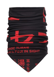 Women´s neckwarmer Goldbergh Mana Neckwarmer Street Signs Black/Red