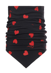 Women´s neckwarmer Goldbergh Kouki Neckwarmer Black/Flame