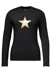 Women´s T-shirt Goldbergh Lumen Long Sleeve Top Black