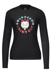 Women´s T-shirt Goldbergh Neko Long Sleeve Top Black