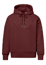 Women´s sweatshirt Goldbergh Calm Hooded Sweater Vino Rosso